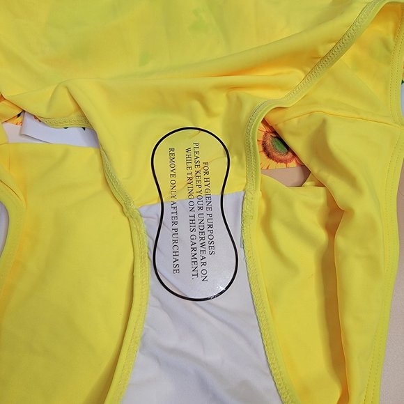 GEMAN Women's Retro High Waisted Bathing Suit Printed Two Pieces size XX-L NEW - Picture 16 of 16